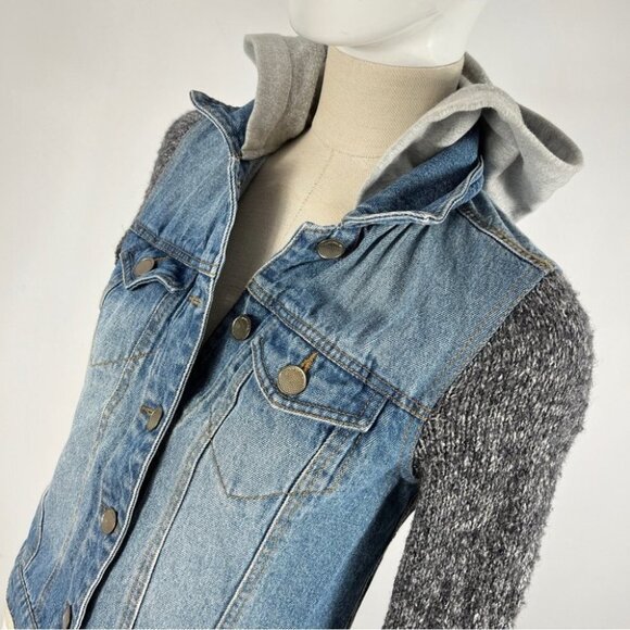 Material  girl hooded denim jacket - Picture 4 of 9